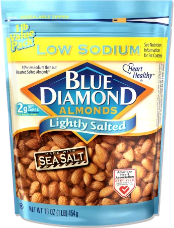 Low Sodium Lightly Salted Almonds